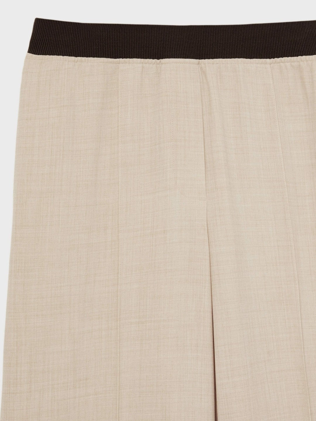 Reiss | Wide-Leg Elasticated-Waist Trousers in Neutral