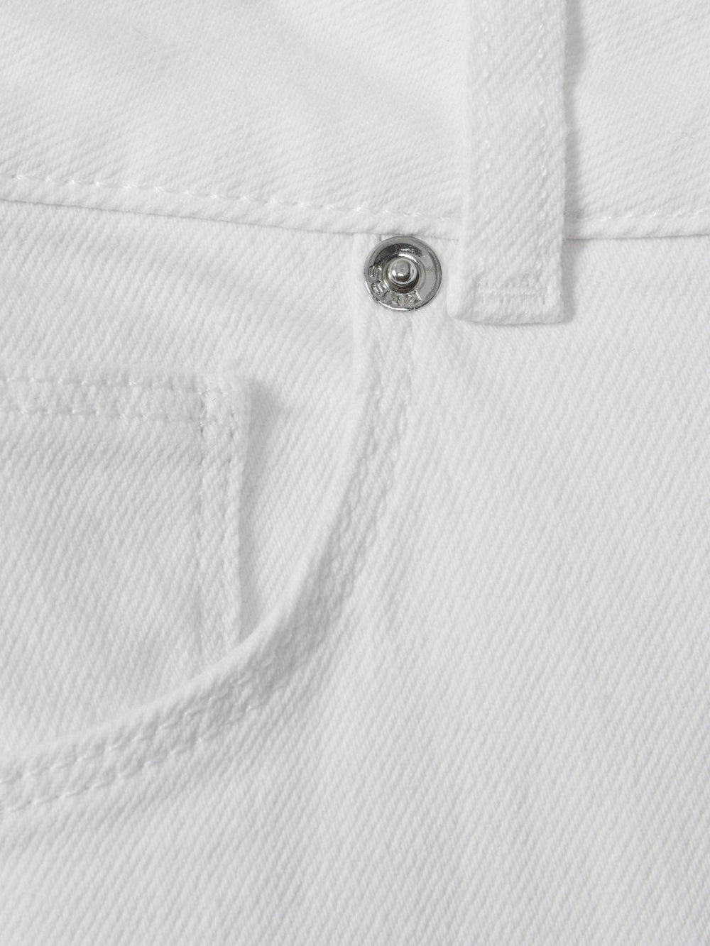 Reiss | Petite Mid-Rise Straight-Leg Jeans in White