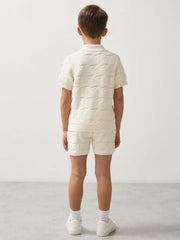 Reiss | 3-9 yrs McLaren F1 Team Speedmark Terry Shorts in White