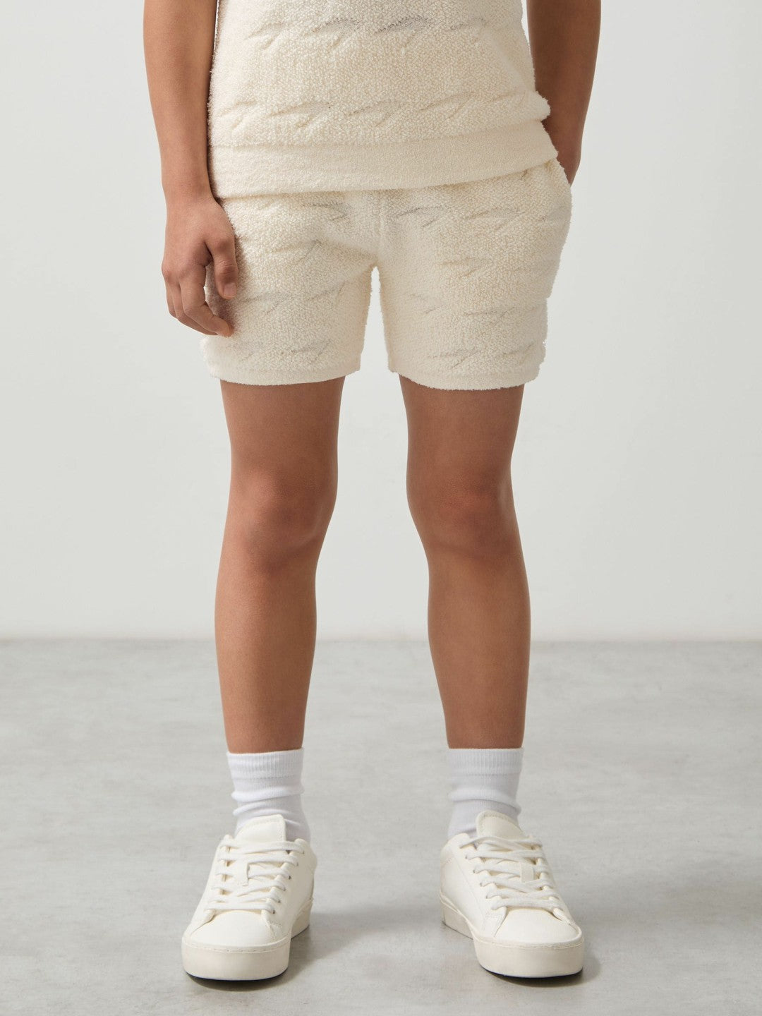 Reiss | 9-13 yrs McLaren F1 Team Speedmark Terry Shorts in White