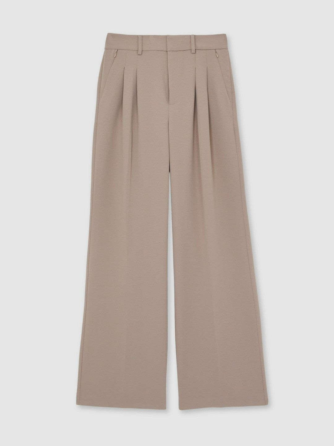 Reiss | Good American Tailored Trousers in Beige