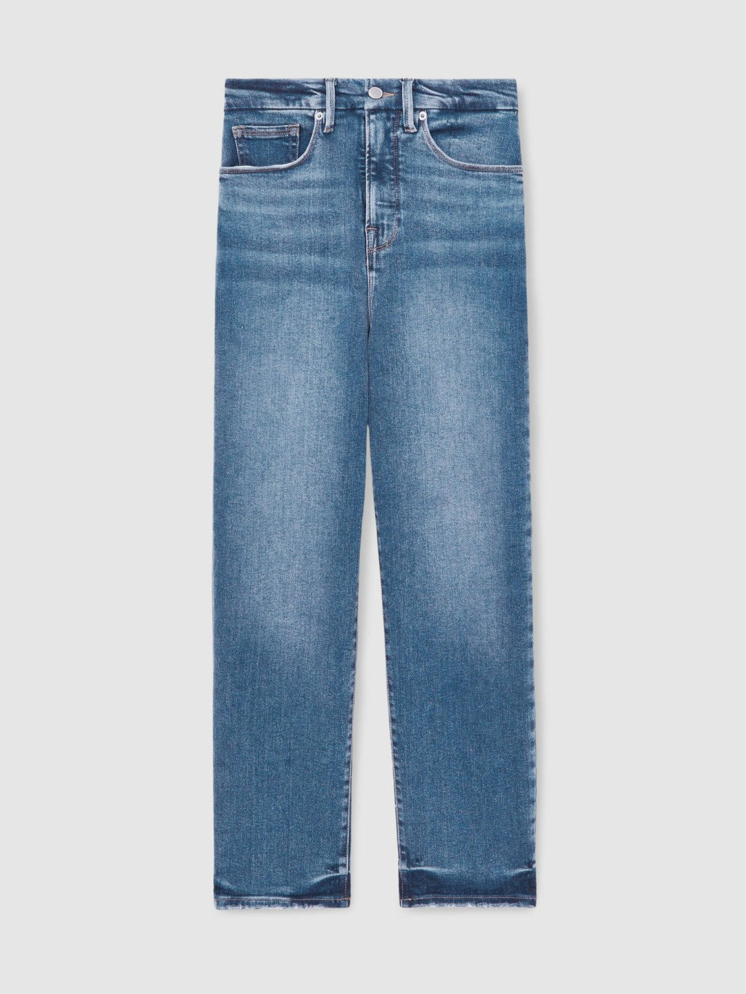Reiss | Straight Compression Jeans in Indigo Blue