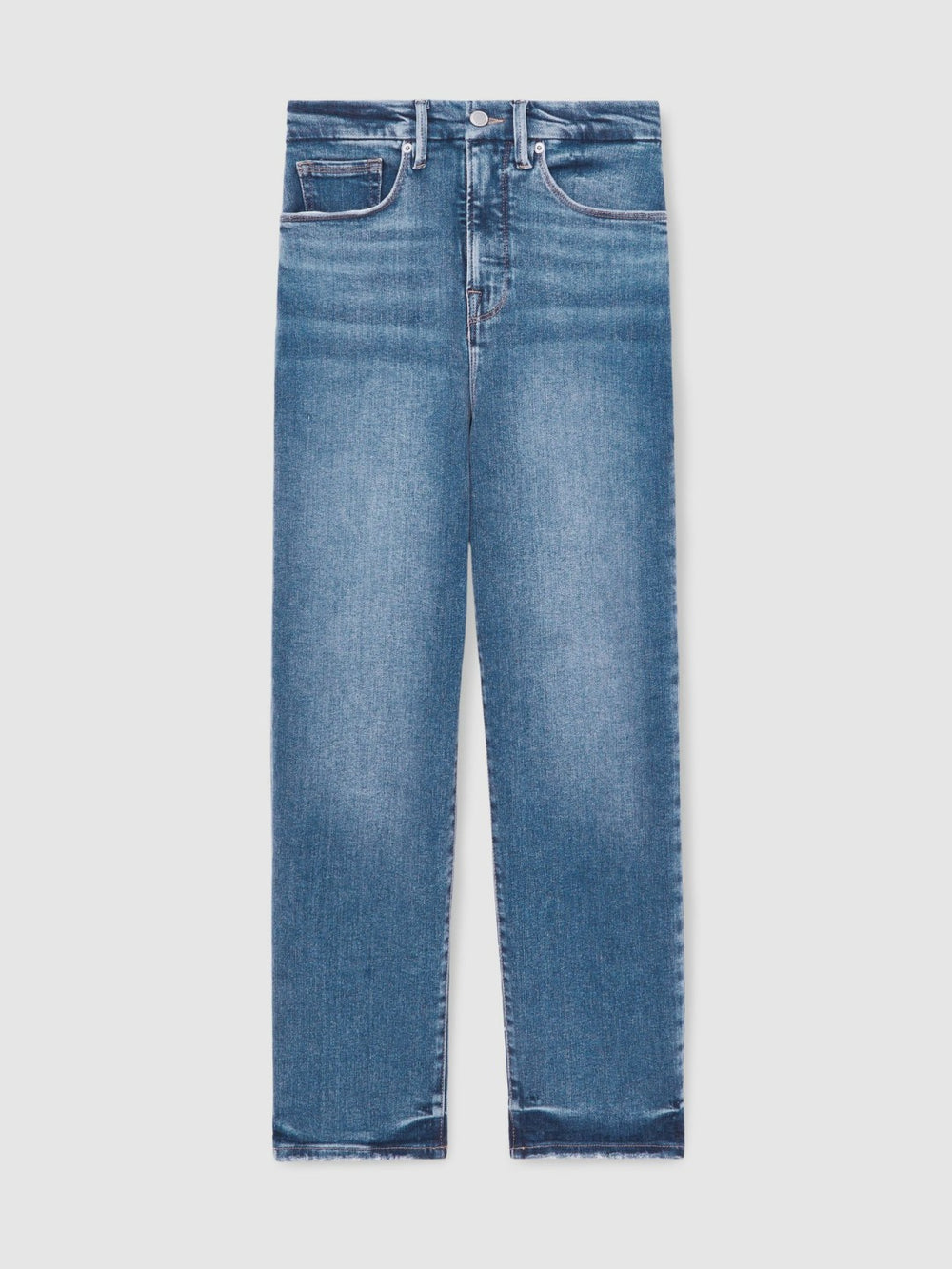 Reiss | Straight Compression Jeans in Indigo Blue
