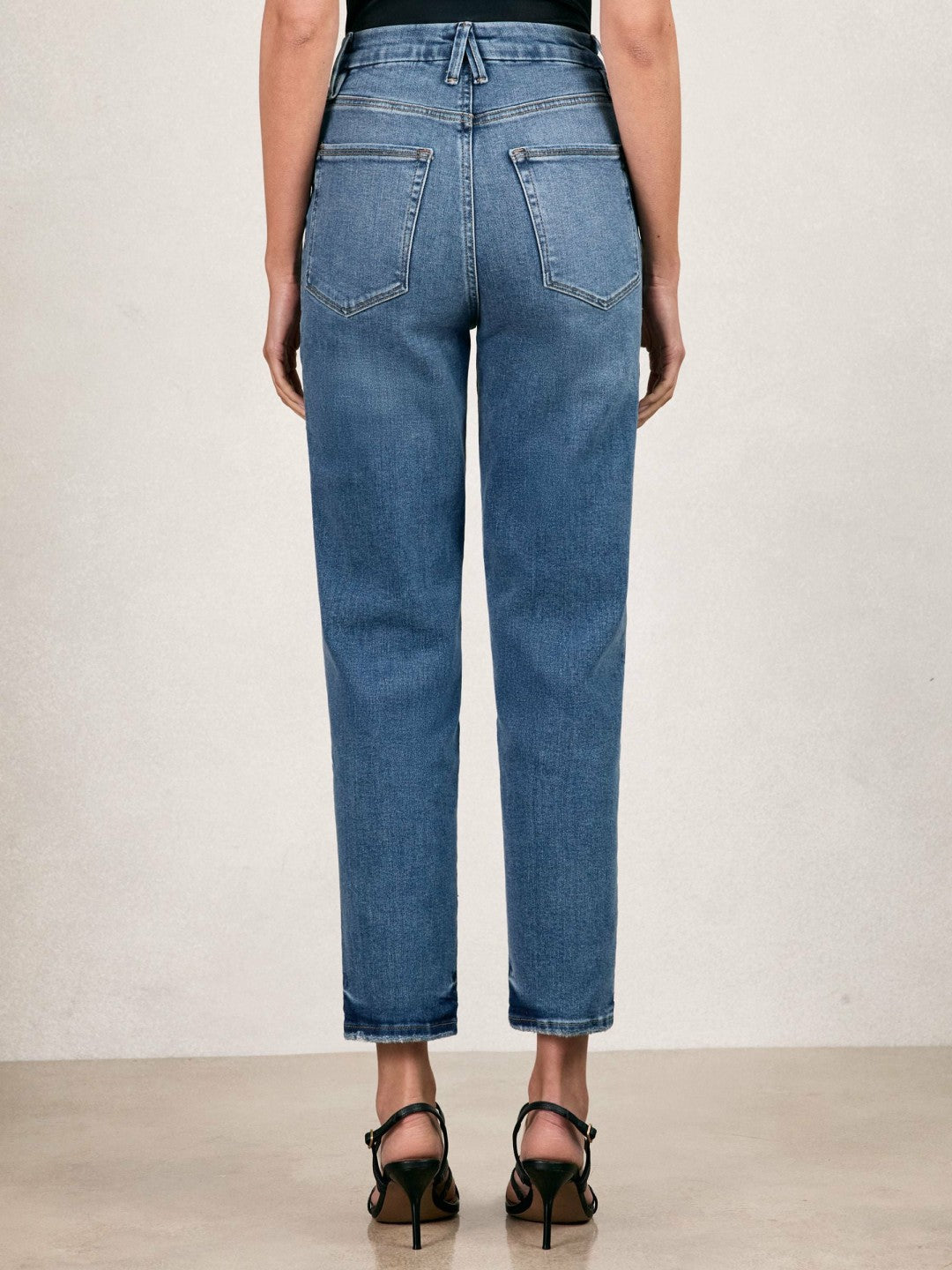 Reiss | Straight Compression Jeans in Indigo Blue