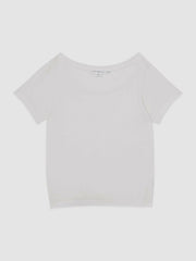 Reiss | Short Sleeve T-Shirt in Cream
