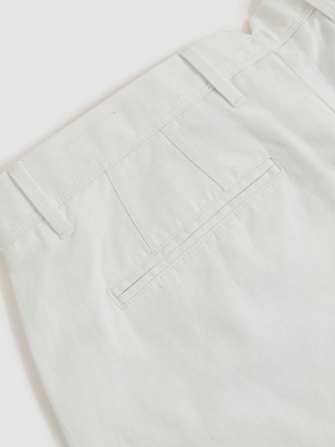 Reiss | Cotton-Linen Relaxed-Fit Trousers in White