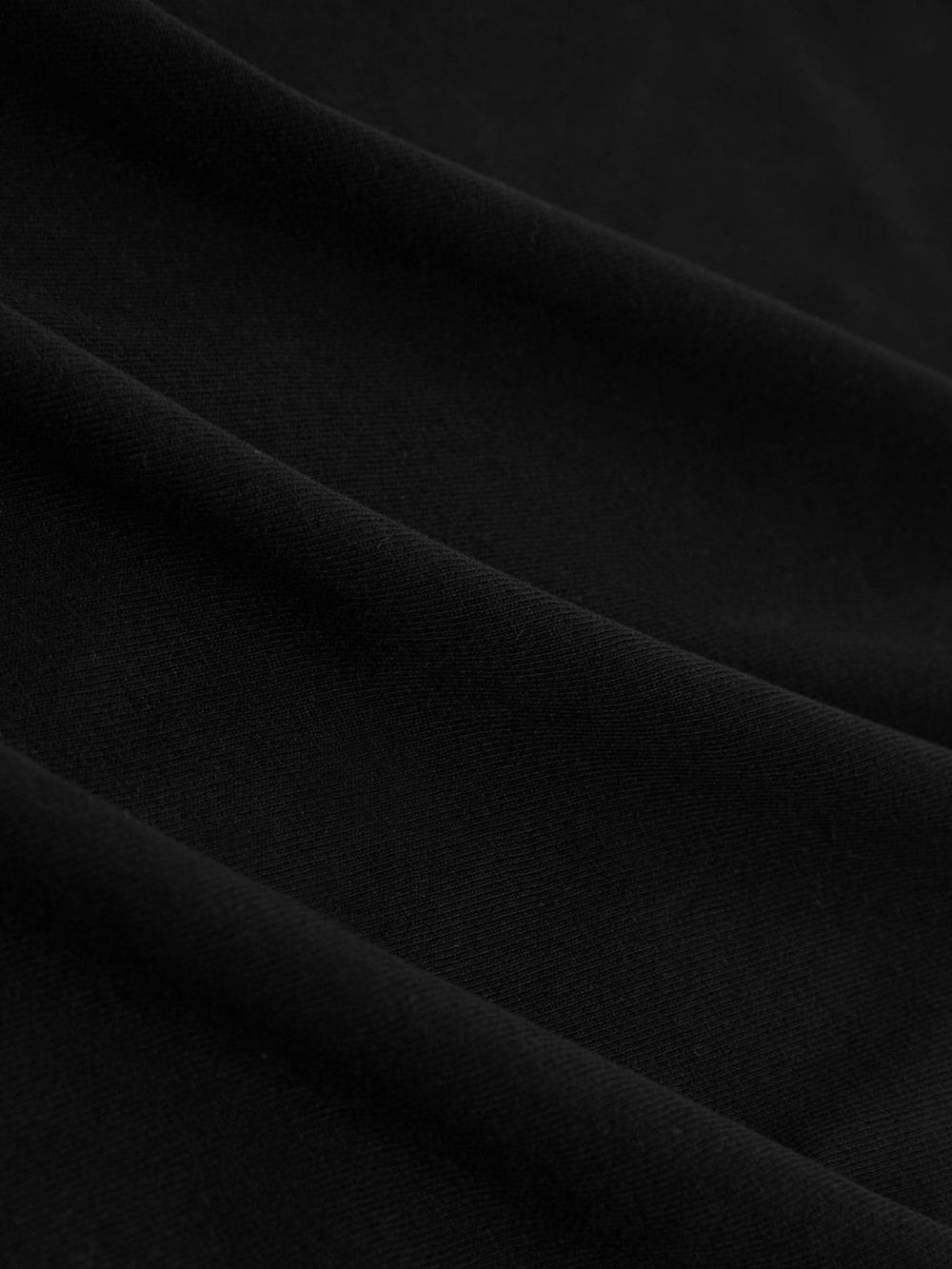 Reiss | Brushed-Cotton V-Neck T-Shirt in Black