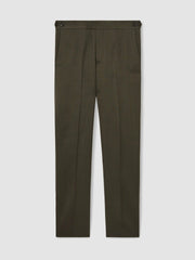Reiss | Slim-Fit Suit Trousers in Dark Green