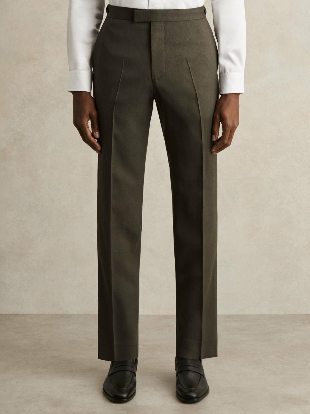 Reiss | Slim-Fit Suit Trousers in Dark Green