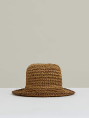 Reiss | Straw Sun Hat in Tan