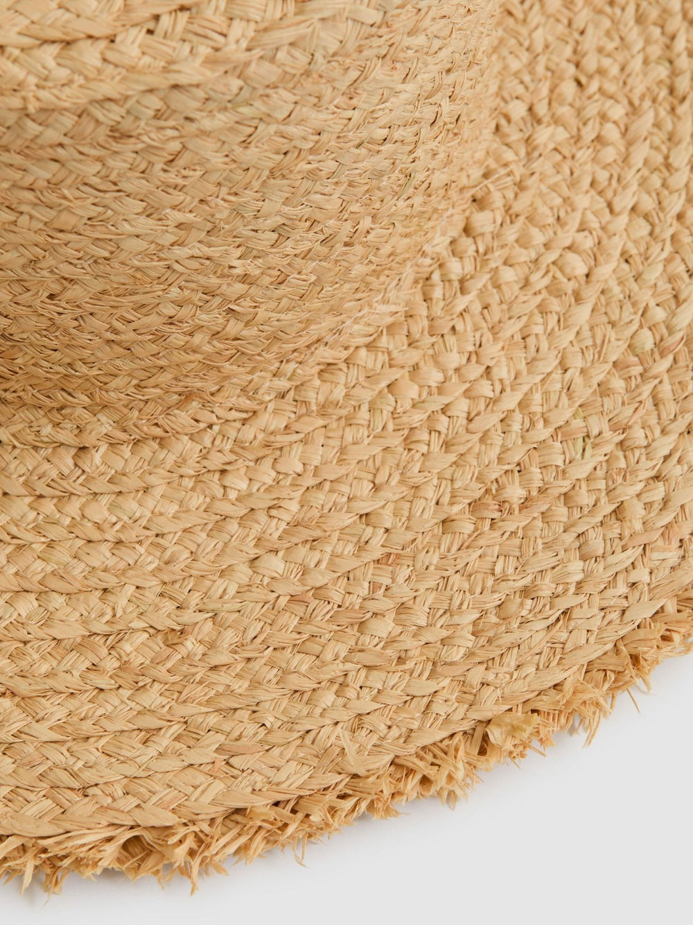 Reiss | Straw Boater Hat in Natural