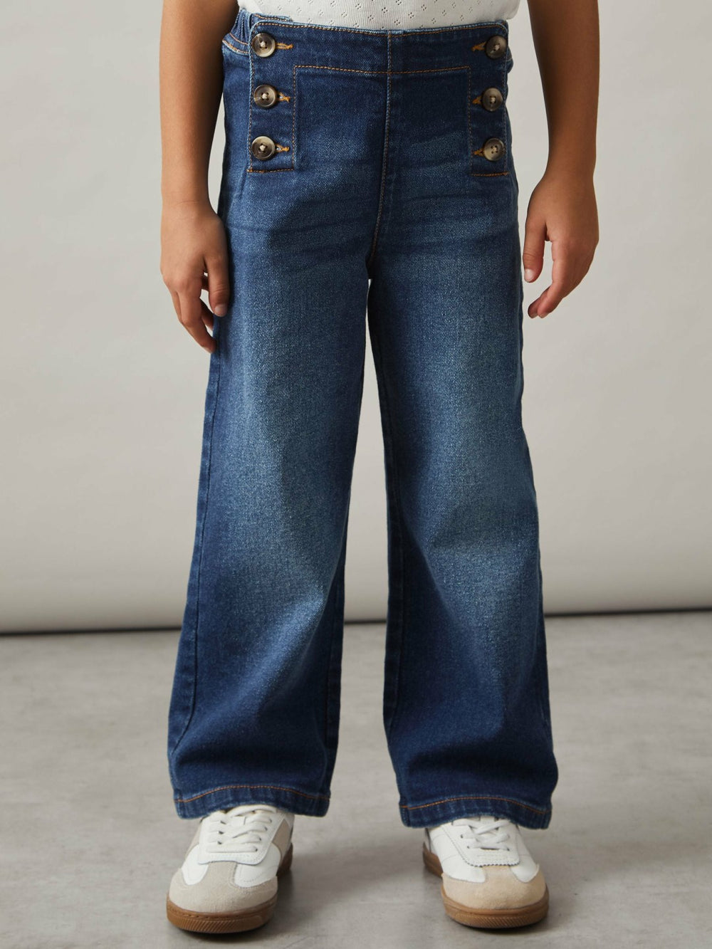 Reiss | Straight-Leg Sailor Jeans in Blue