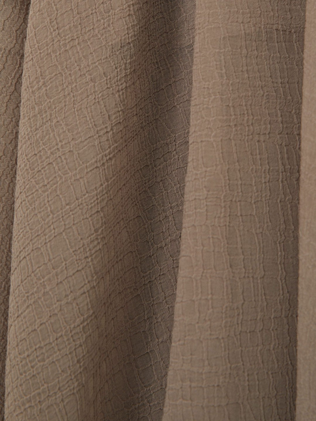 Reiss | Sheer-Overlay High-Low Shorts in Mink Neutral