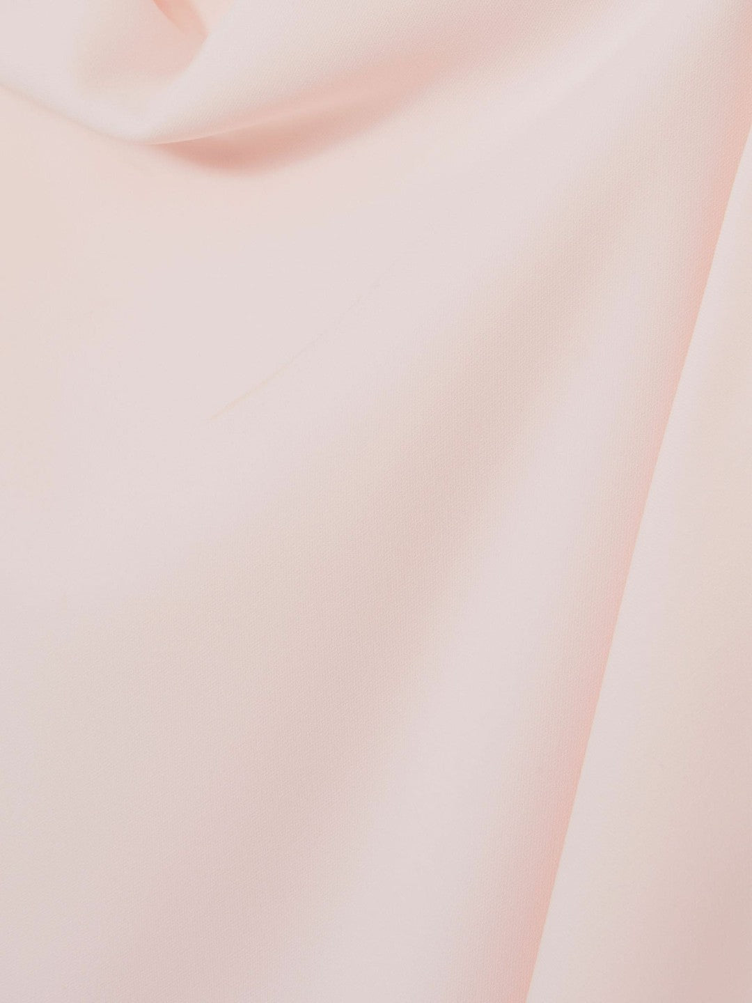 Reiss | Draped-Front High-Neck Midi Dress in Pale Pink