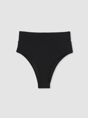 Reiss | High Waisted Bikini Bottoms in Black