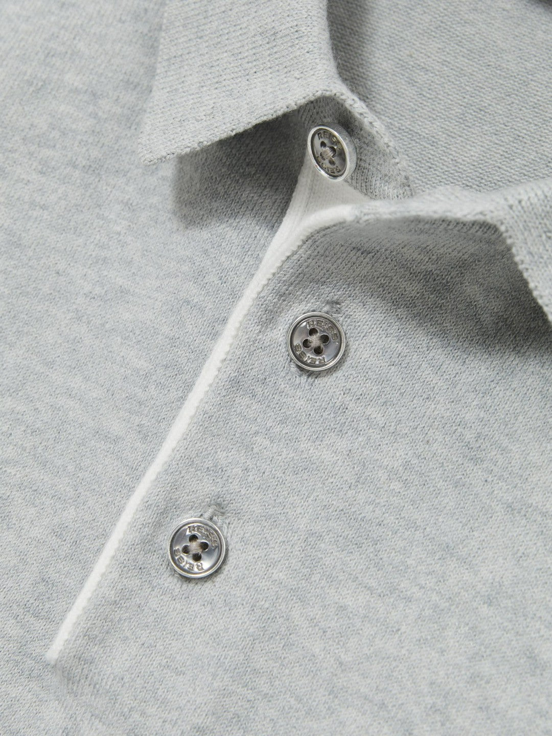 Reiss | 3-9 yrs Contrast Placket Polo Shirt With Cotton in Washed Sage