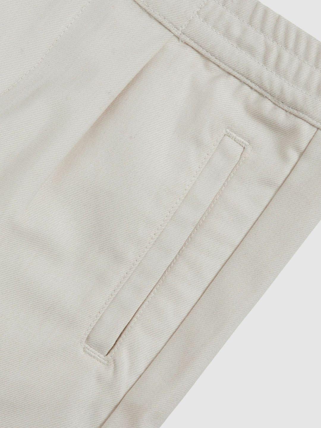 Reiss | 13-14 yrs Relaxed Drawstring Shorts in Off White