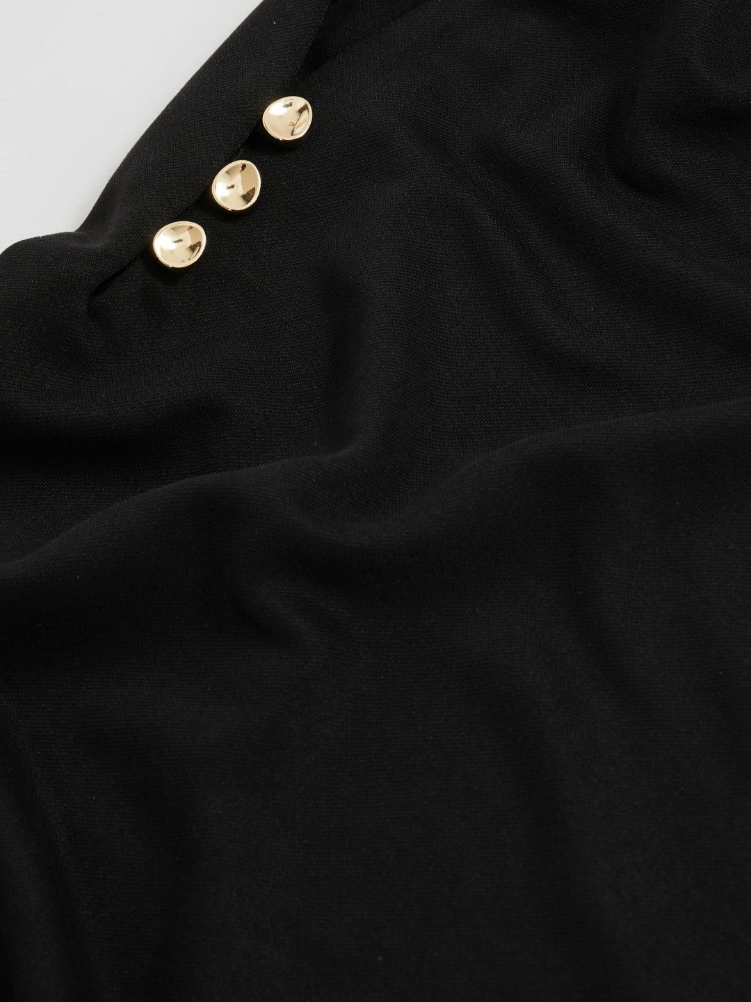 Reiss | Acler Jersey Draped Midi Dress in Black