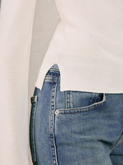 Reiss | 100% Cotton Jumper in Ecru