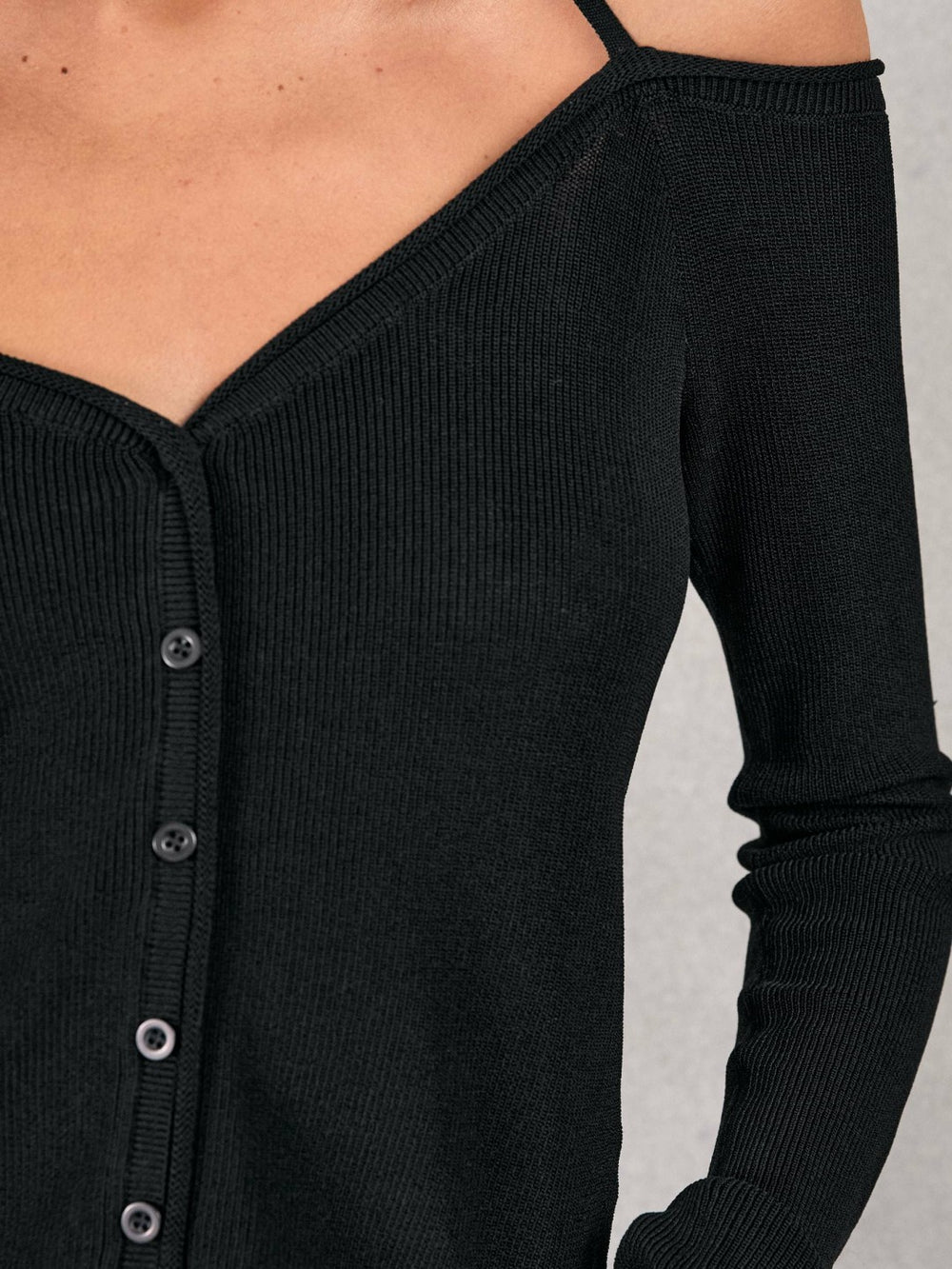 Reiss | 100% Cotton Jumper in Black