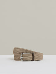 Reiss | Basket Weave Belt in Stone