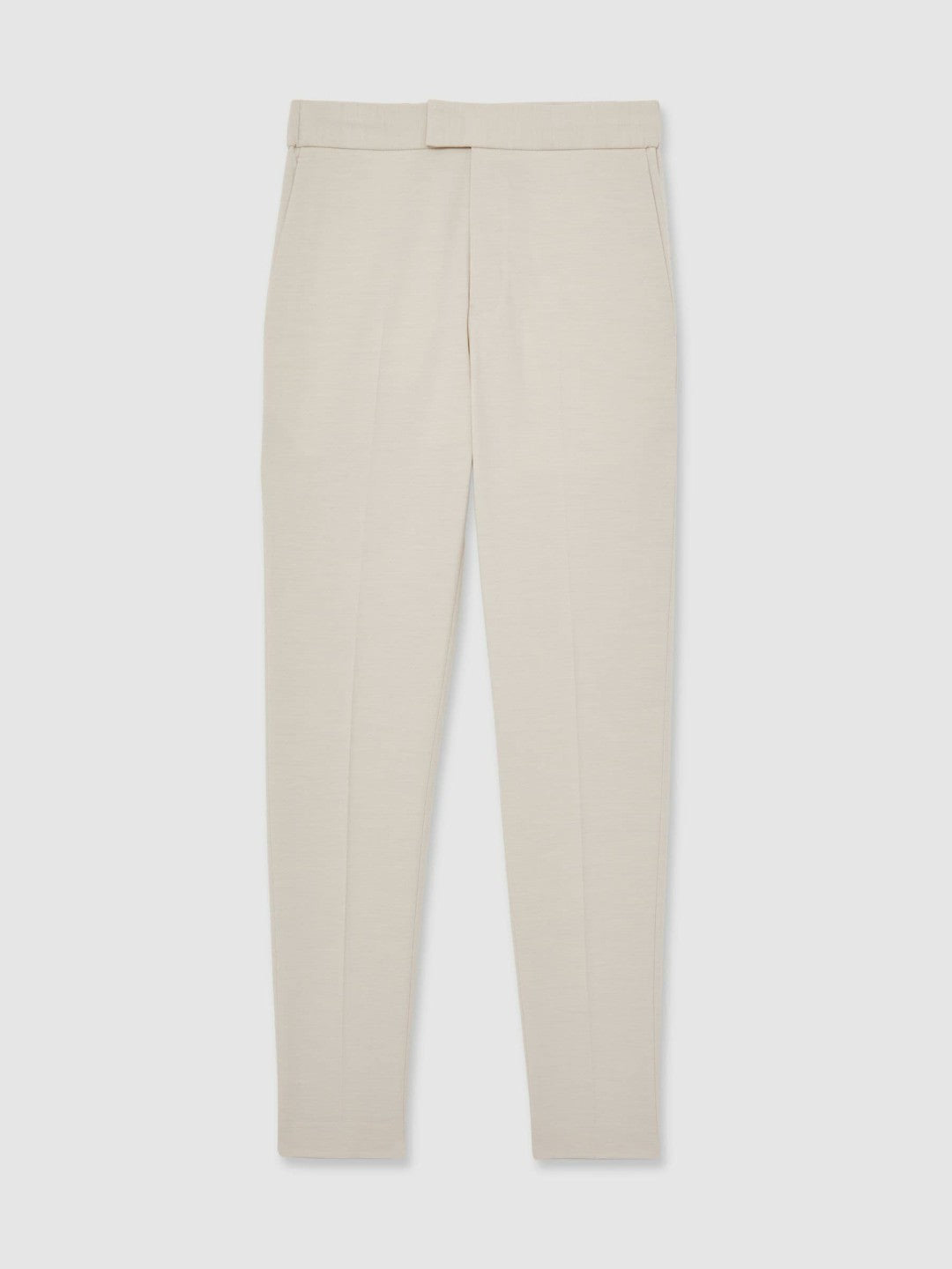 Reiss | Slim-Fit Internal-Drawstring Trousers in Stone