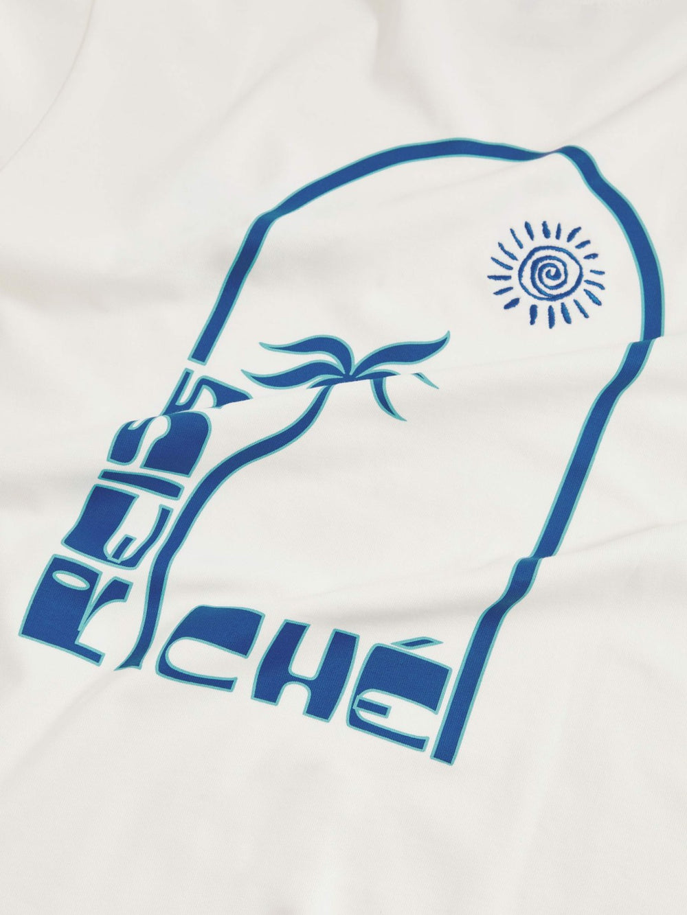 Reiss | | Ché Cotton Palm-Print T-Shirt in White