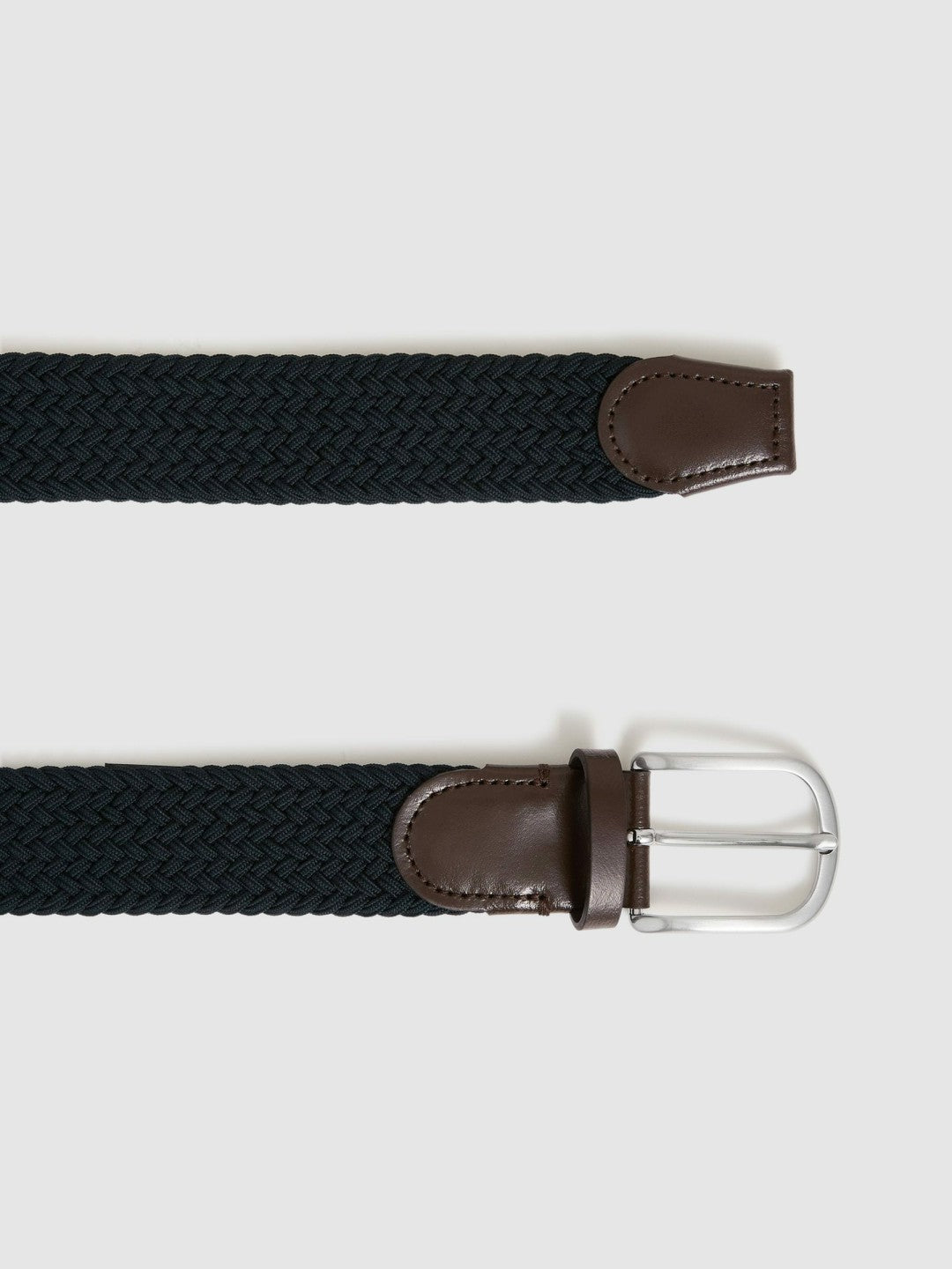 Reiss | Basket Weave Belt in Navy