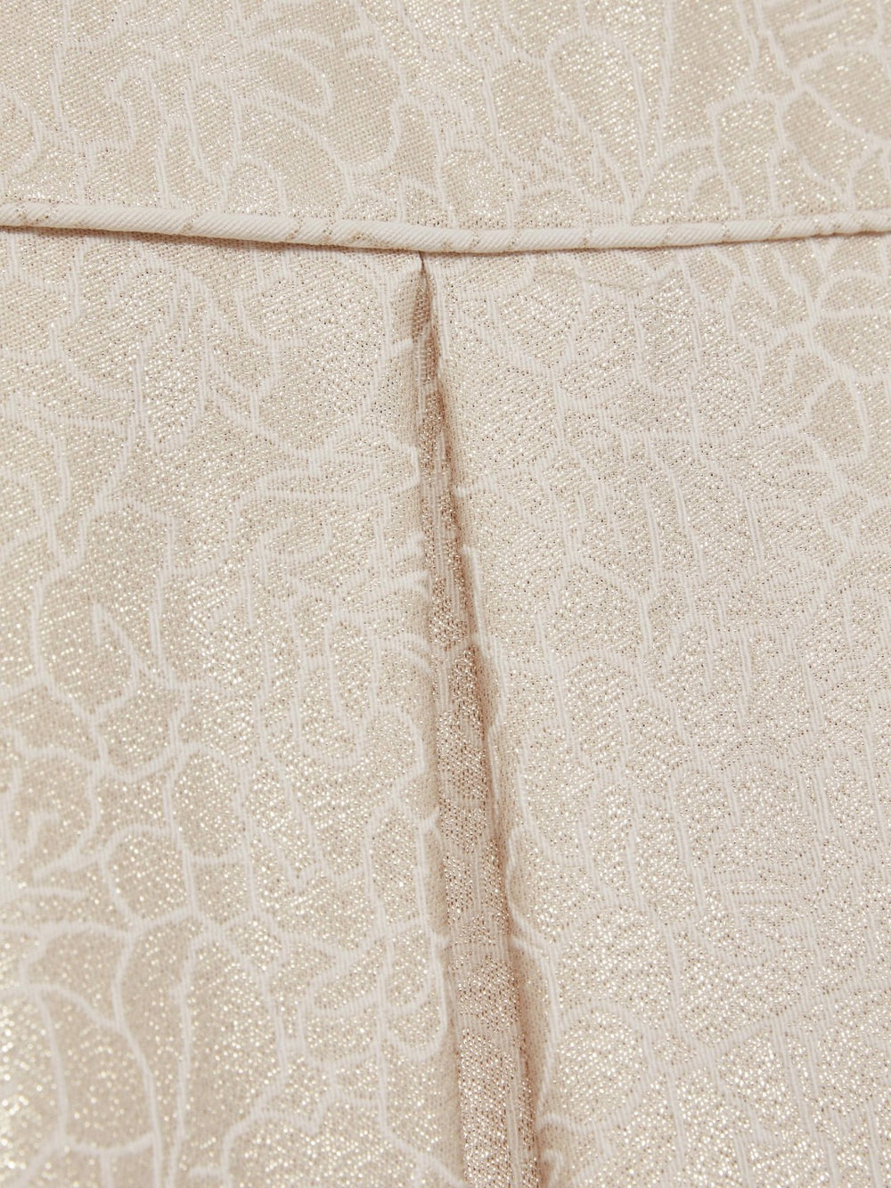 Reiss | 4-9 yrs Brocade Cap-Sleeve Pleated Dress in Ivory