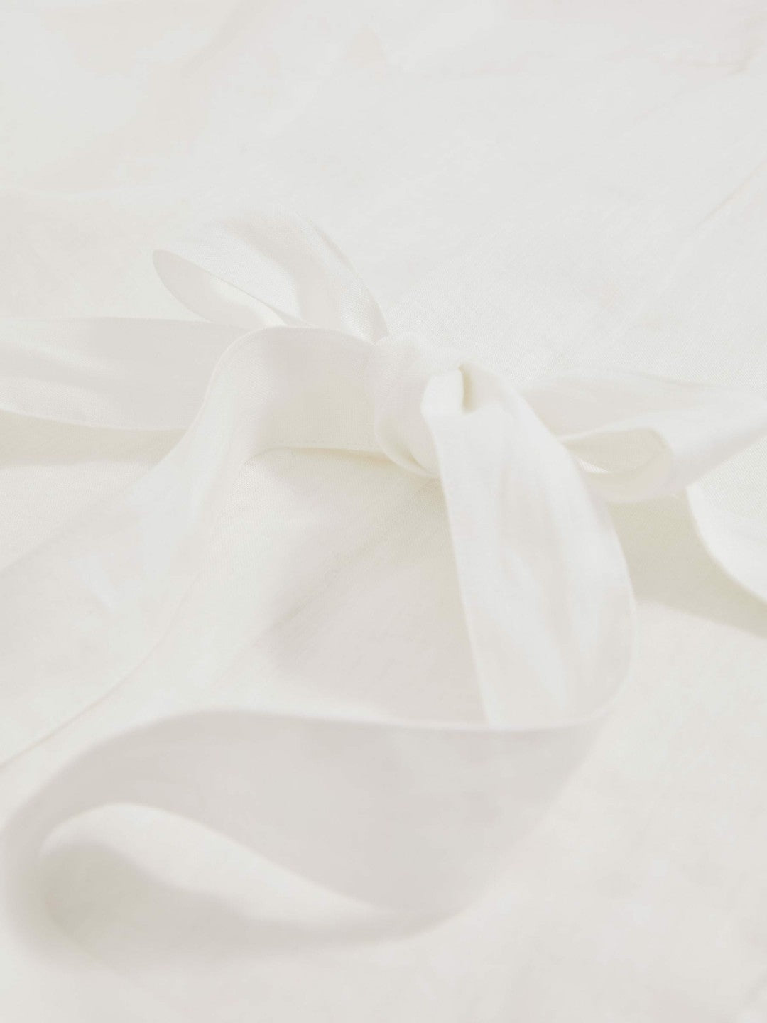 Reiss | Linen Tie-Back Shirt in White