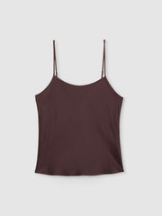Reiss | Silk Cami Top in Burgundy