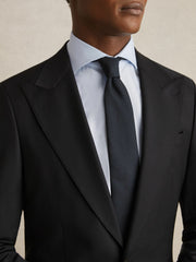 Reiss | Slim Fit Slim-Fit Cotton Double-Cuff Shirt in Soft Blue