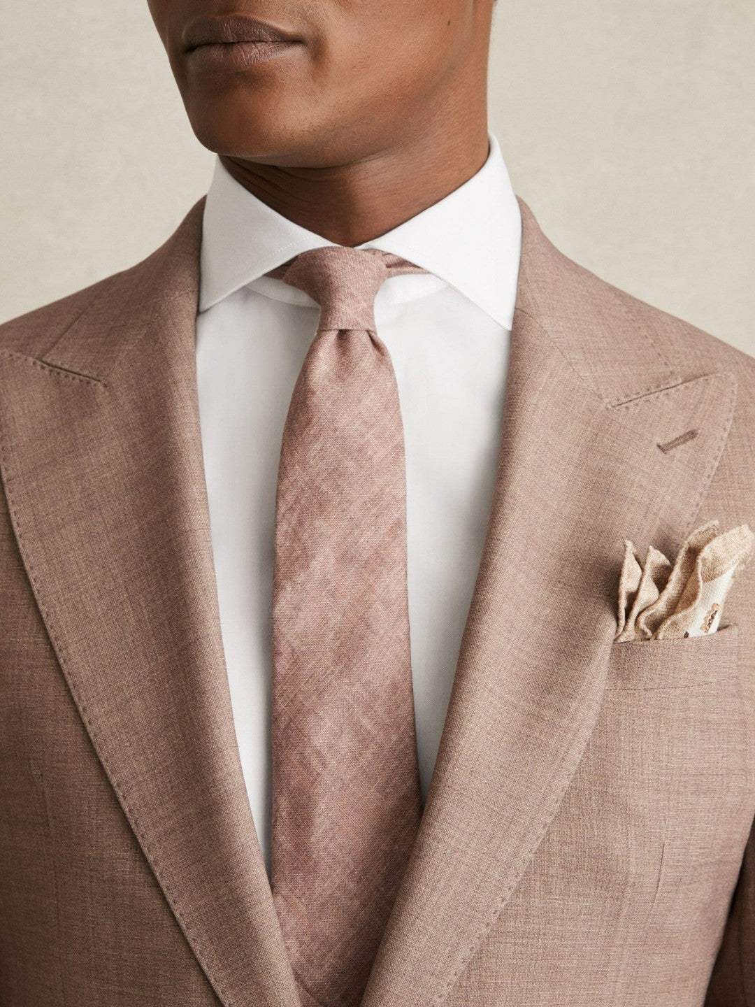 Reiss | Double-Cuff Two-Fold Cotton Shirt in White