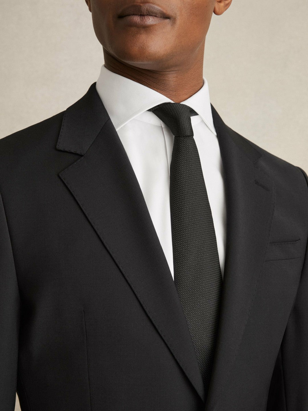Reiss | Regular Fit Slim-Fit Cotton Double-Cuff Shirt in White