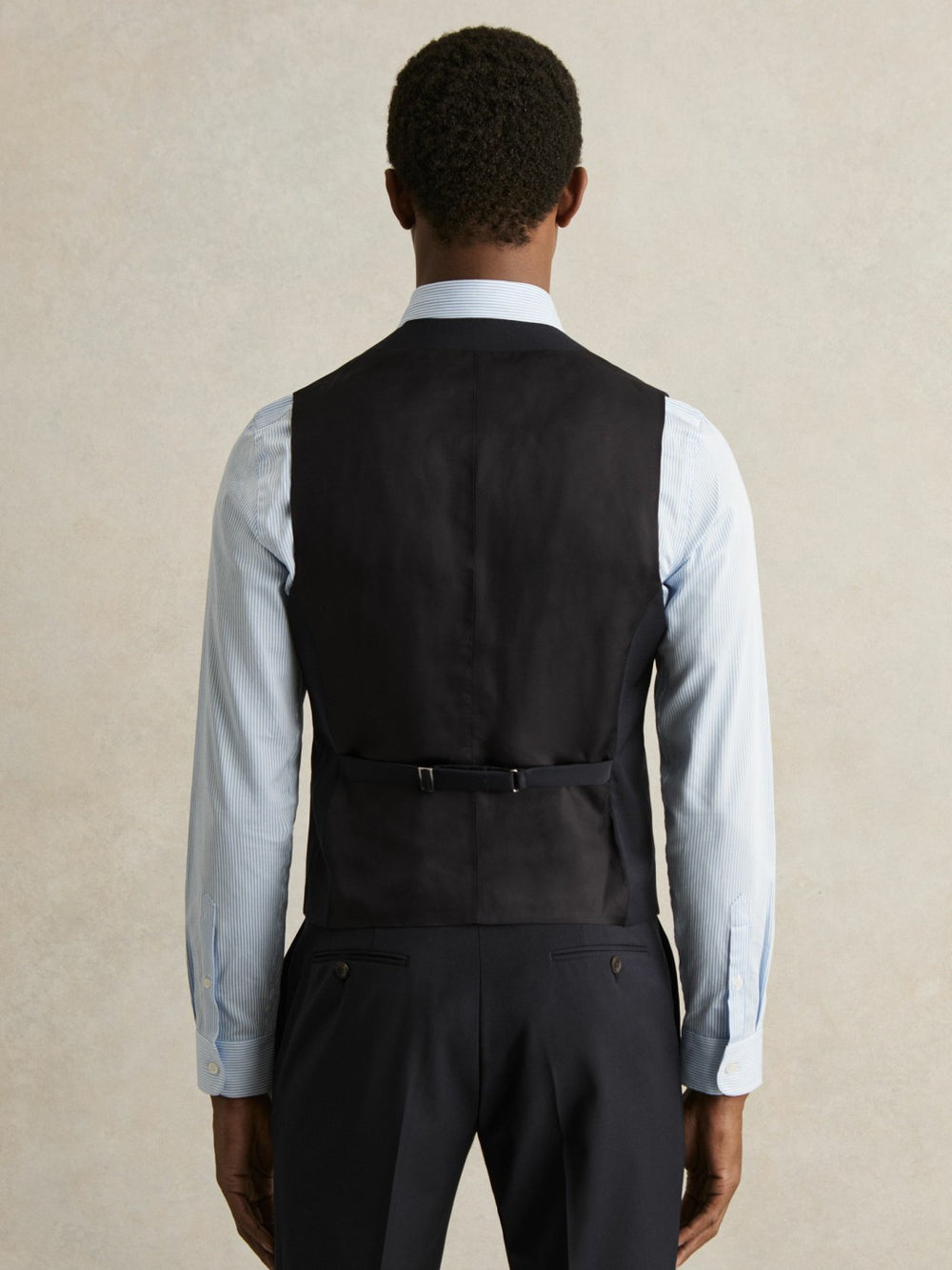 Reiss | Wool-Blend Slim-Fit Waistcoat in Navy