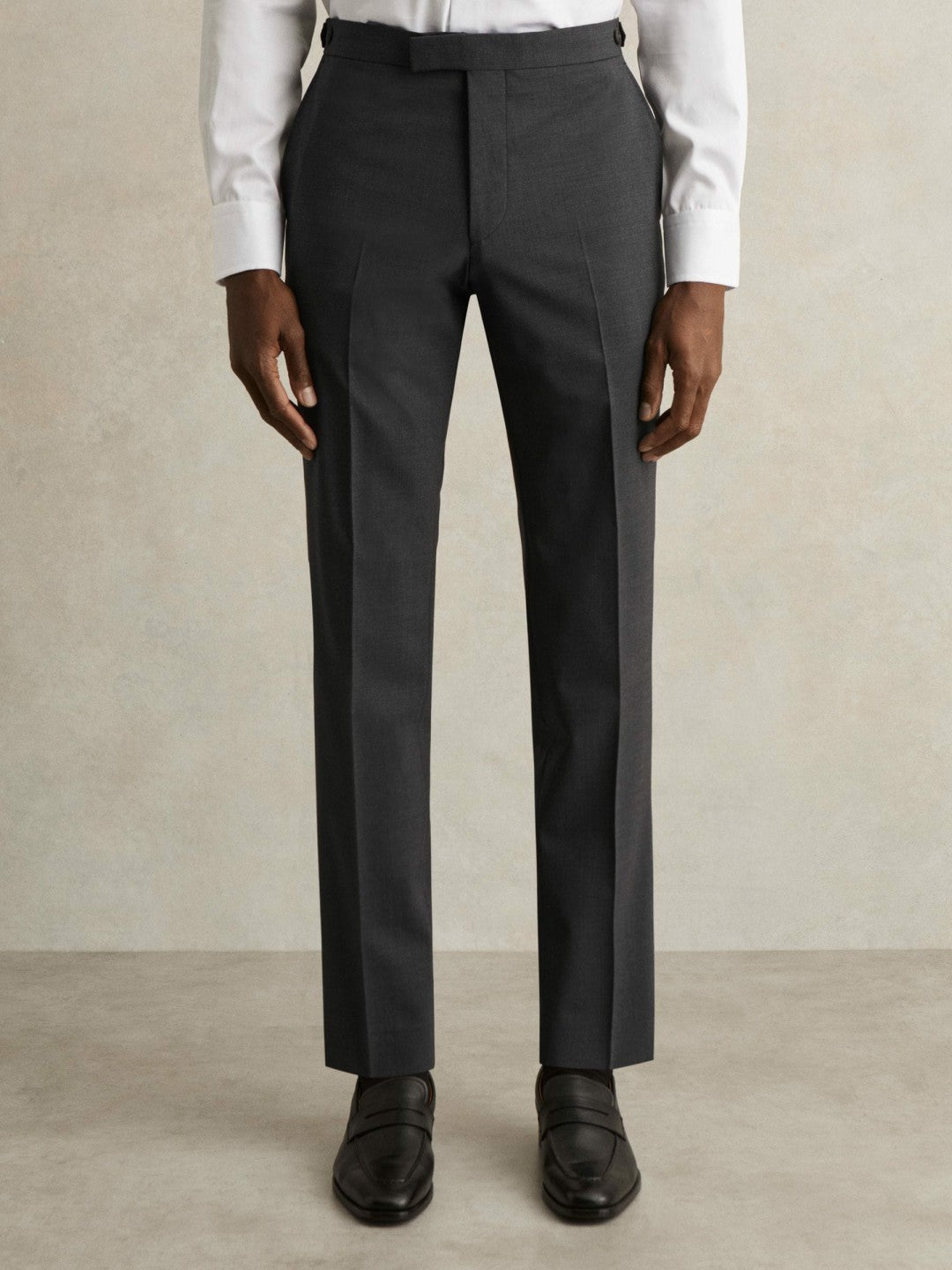 Reiss | Slim-Fit Wool-Blend Suit Trousers in Grey