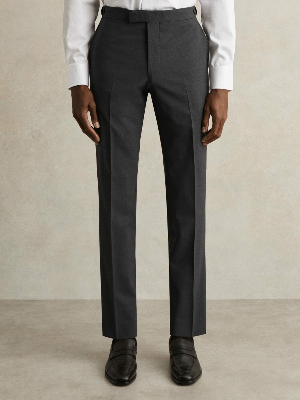 Reiss | Slim-Fit Wool-Blend Suit Trousers in Grey