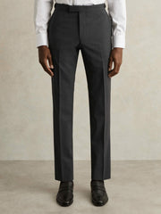 Reiss | Slim-Fit Wool-Blend Suit Trousers in Grey