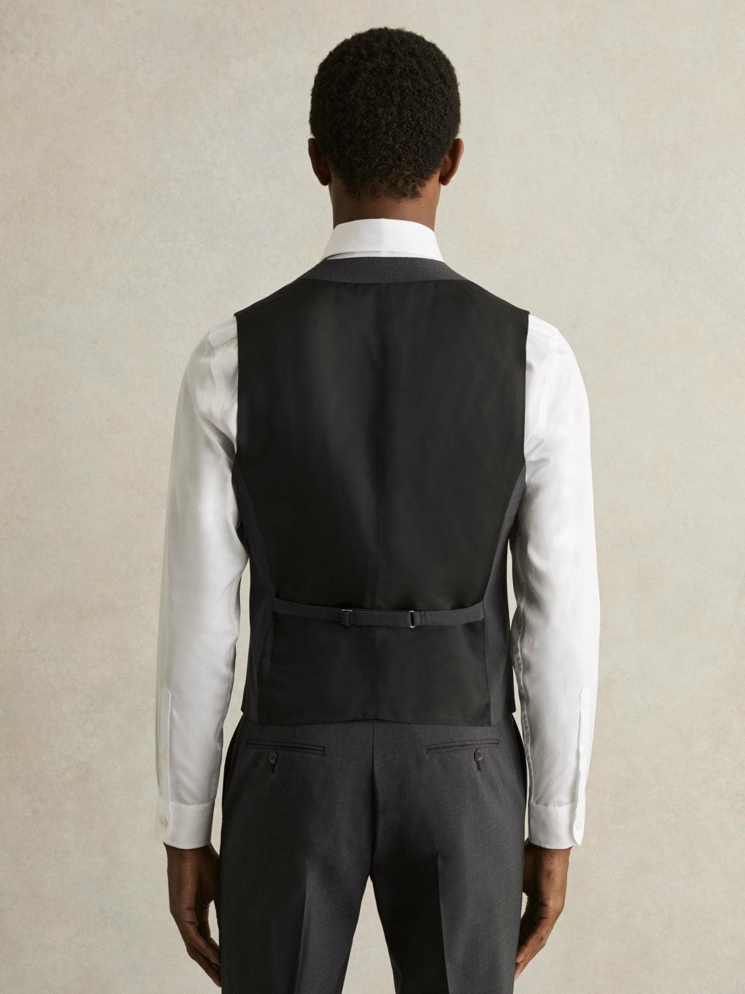 Reiss | Wool-Blend Slim-Fit Waistcoat in Grey