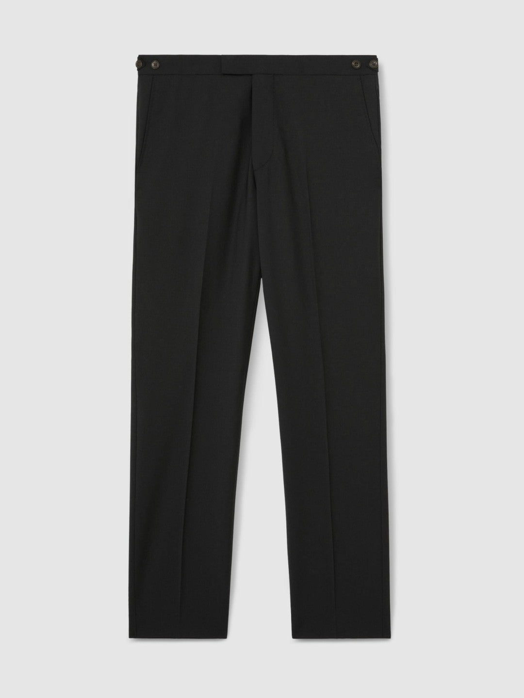 Reiss | Slim-Fit Wool-Blend Suit Trousers in Black
