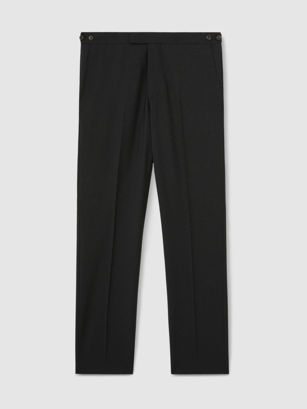 Reiss | Slim-Fit Wool-Blend Suit Trousers in Black