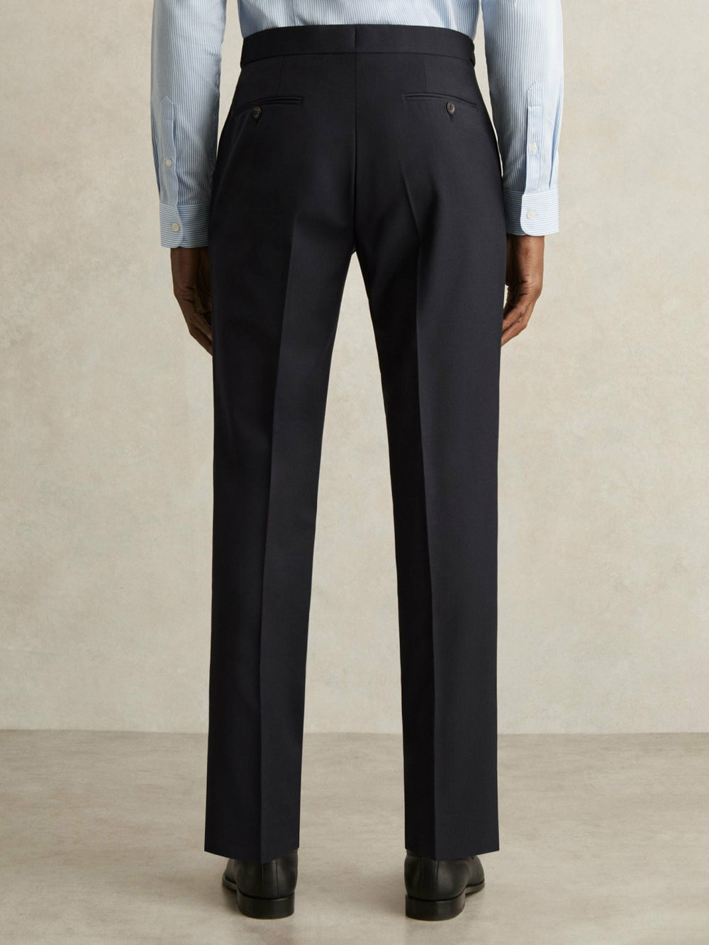 Reiss | Slim-Fit Wool-Blend Suit Trousers in Navy