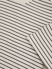 Reiss | 9-13 yrs Cotton-Blend Stripe T-Shirt in White/Navy