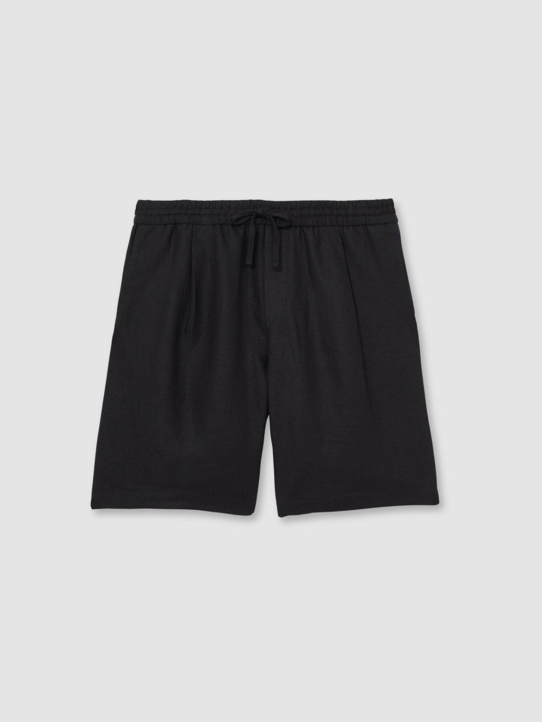 Reiss | Linen Drawstring Shorts in Navy