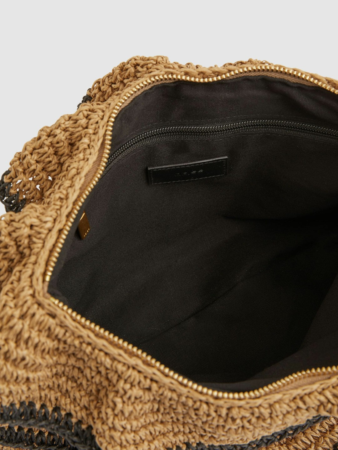 Reiss | Raffia Ruffle Clutch Bag in Natural