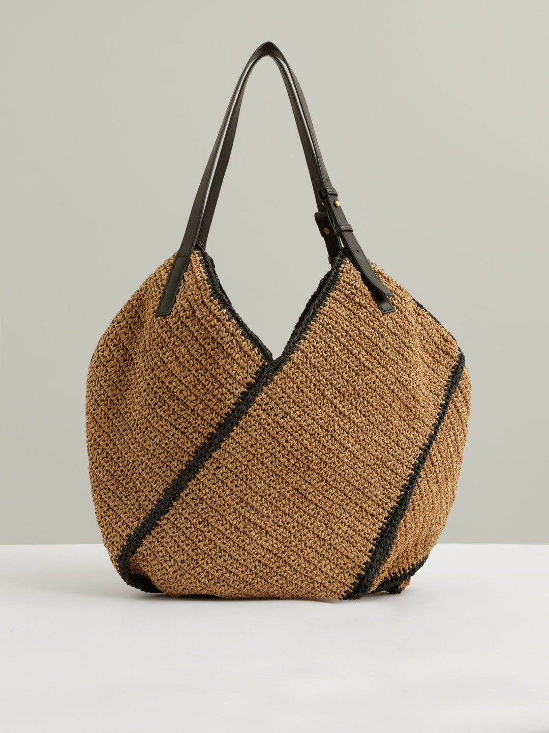 Reiss | Raffia Ruffle Tote Bag in Natural