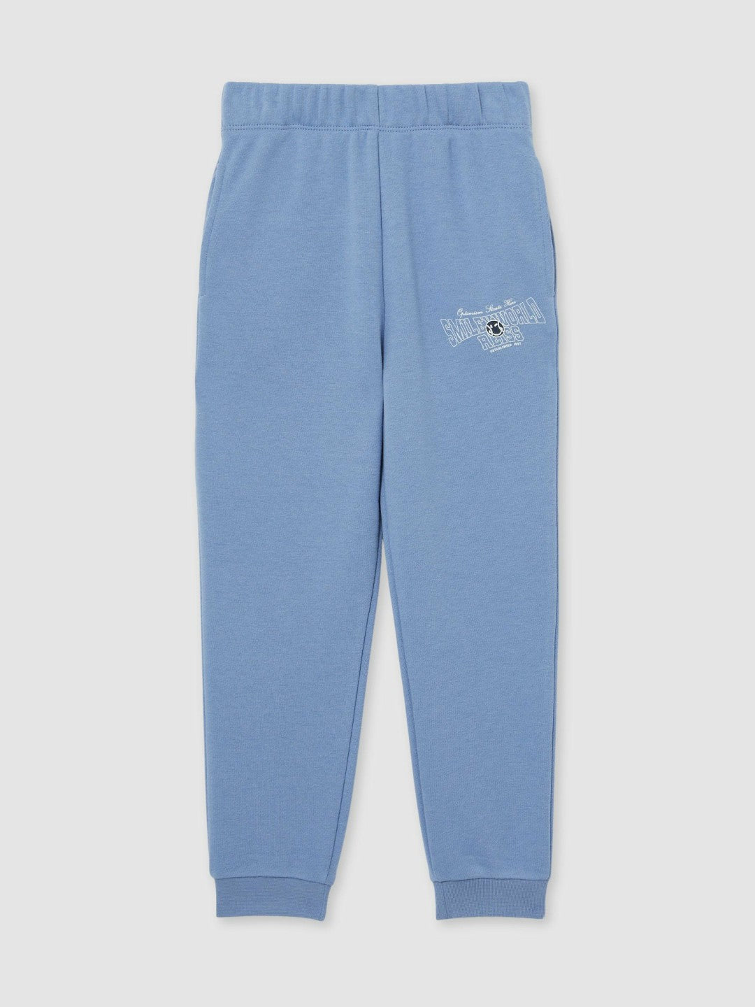 Reiss | 13-14 yrs SmileyWorld Cuffed Joggers Unisex Fit in Blue