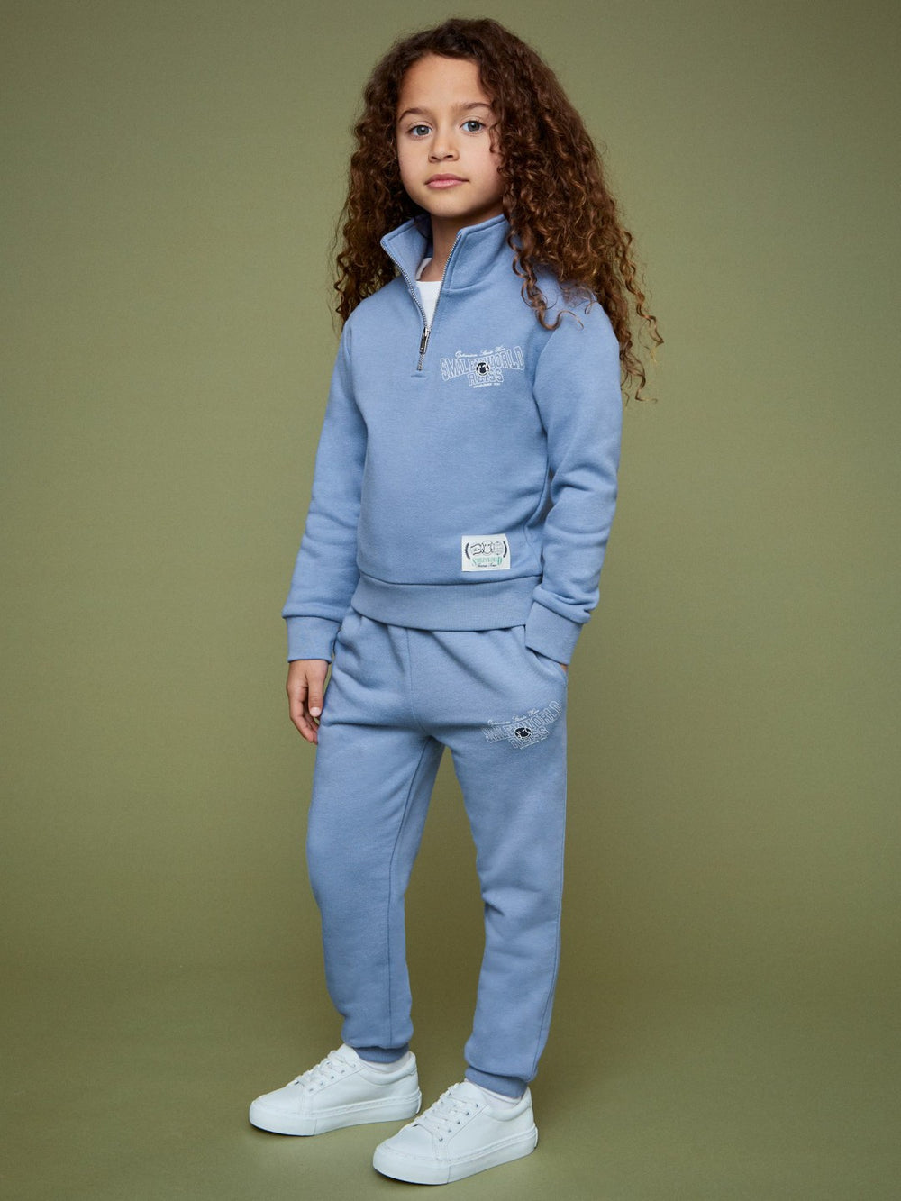 Reiss | 13-14 yrs SmileyWorld Cuffed Joggers Unisex Fit in Blue