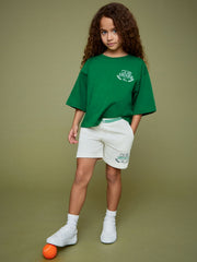Reiss | 3-9 yrs SmileyWorld Drawstring Shorts Unisex Fit in White
