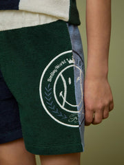 Reiss | 3-9 yrs SmileyWorld Towelling Shorts in Blue
